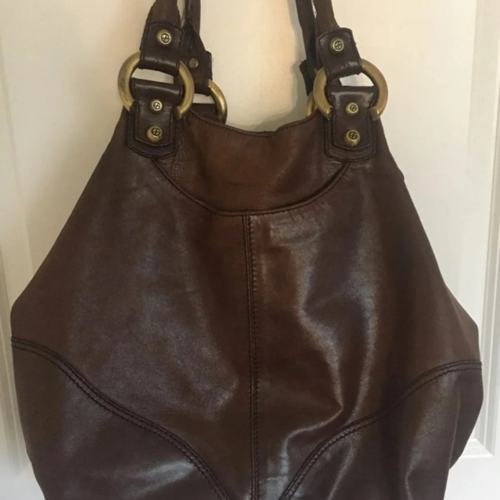Francesco Biasia leather hobo bag